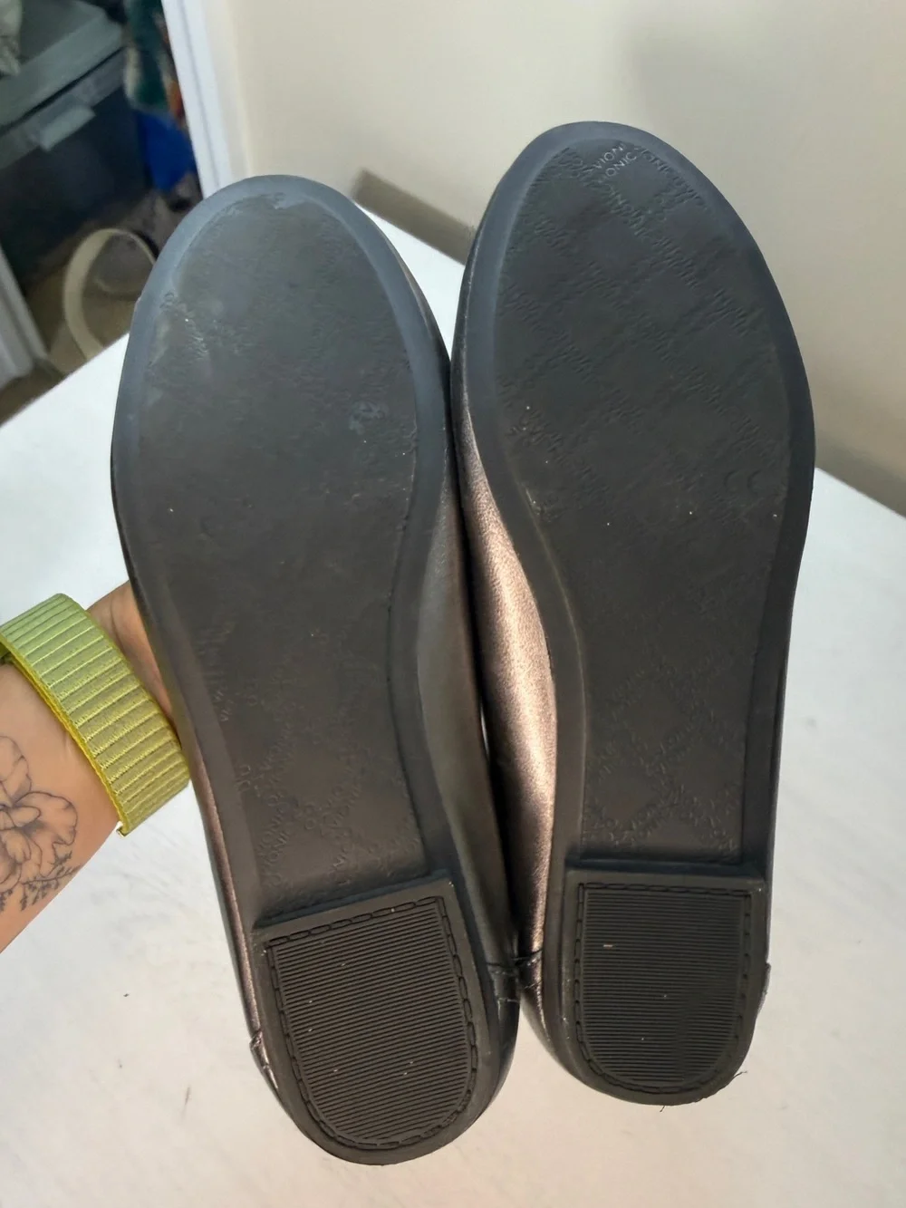 Vionic Spark Caroll Classic Ballet Flat Metallic Women’s Shoes Size 7